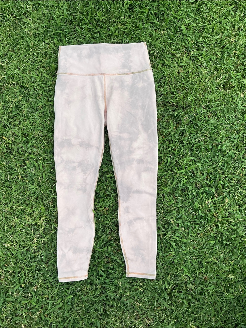 Fabletics Pink Tie-Dye High-Waist Leggings
